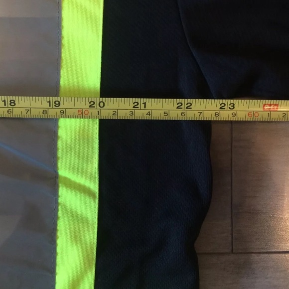 NEW SAFETY SHIRT Black High Visibility Reflective,Safety Shirt - Picture 3 of 6